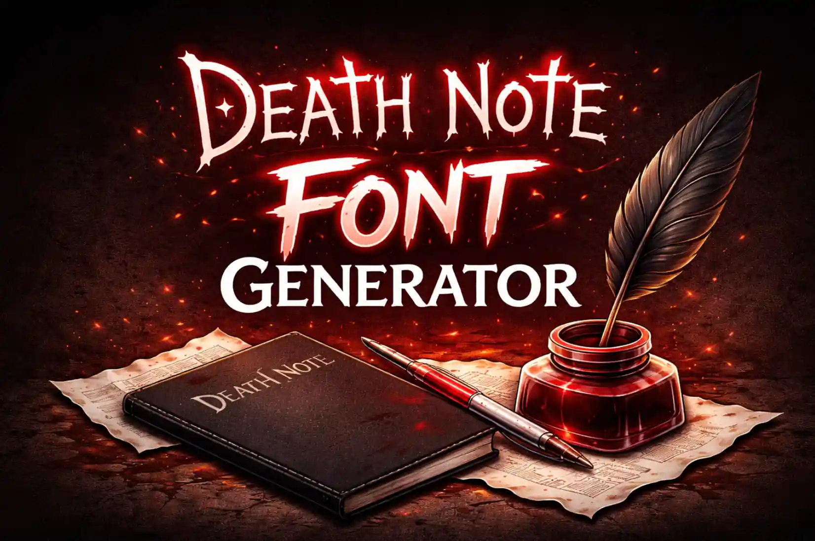 Death Note Font Style