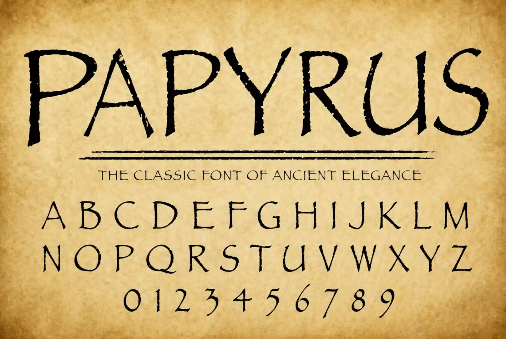 Papyrus Font Generator