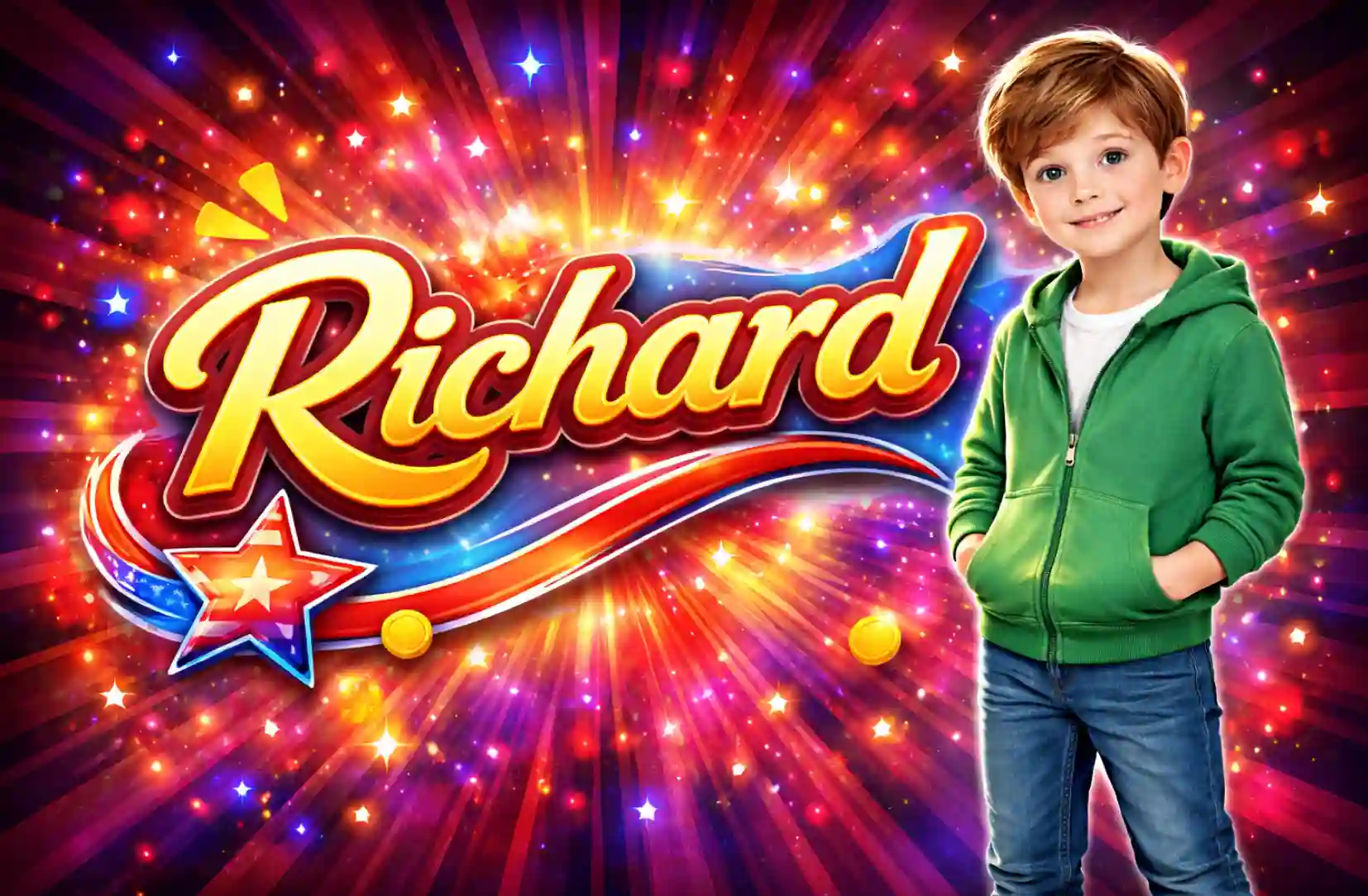 Richard Boy Name Design