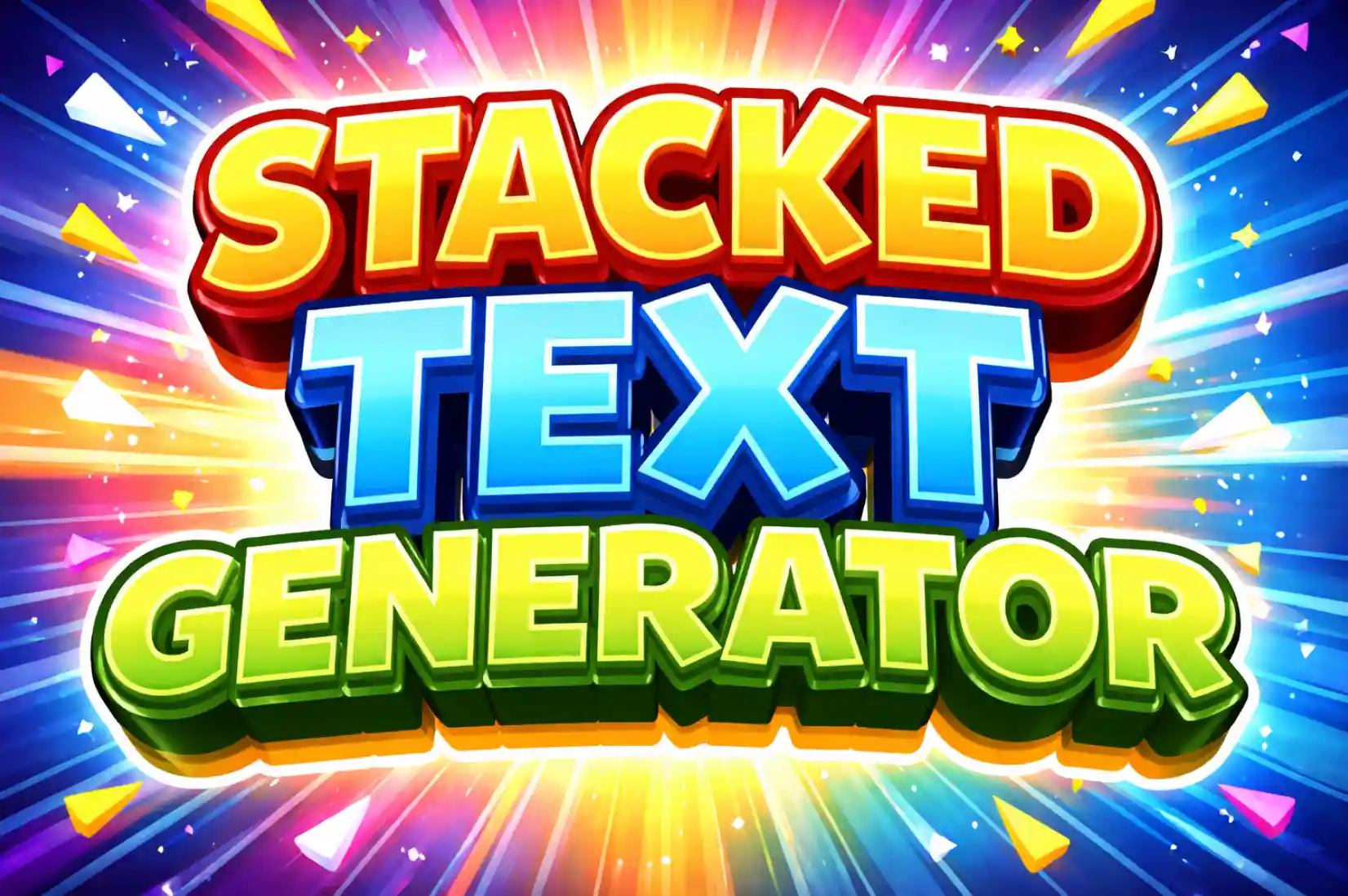 Stacked Text Generator